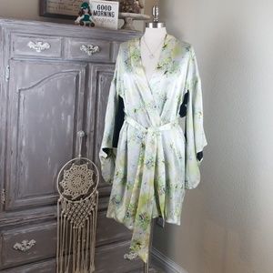 Victorias Secret Silk Floral Couture Robe